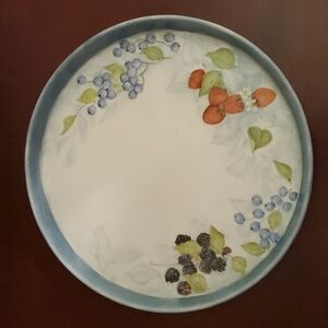 Lillian Vernon Handpainted China Tray 9 inches